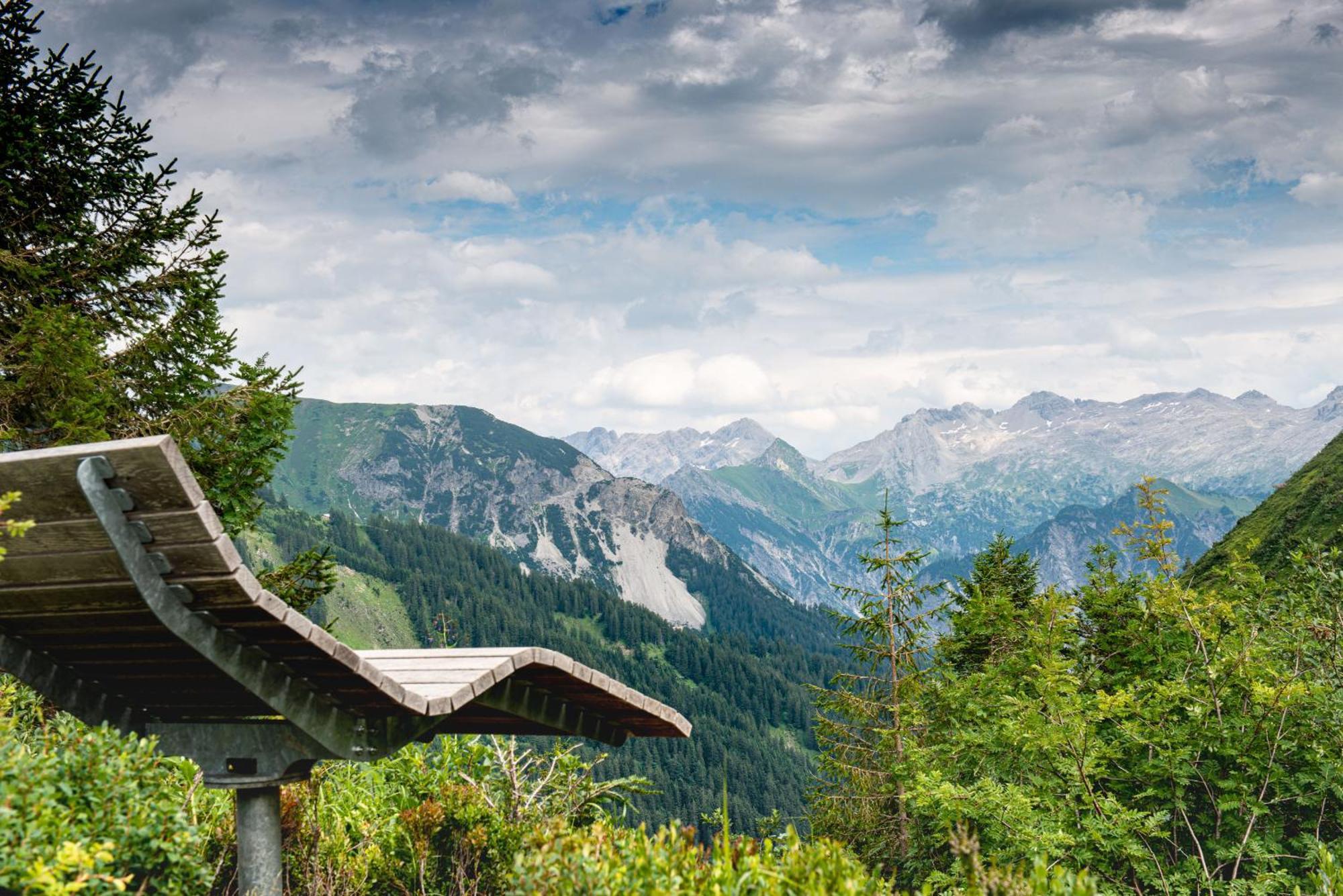 Vila Ferienhaus Bernardas Huesle Schnepfau Exteriér fotografie